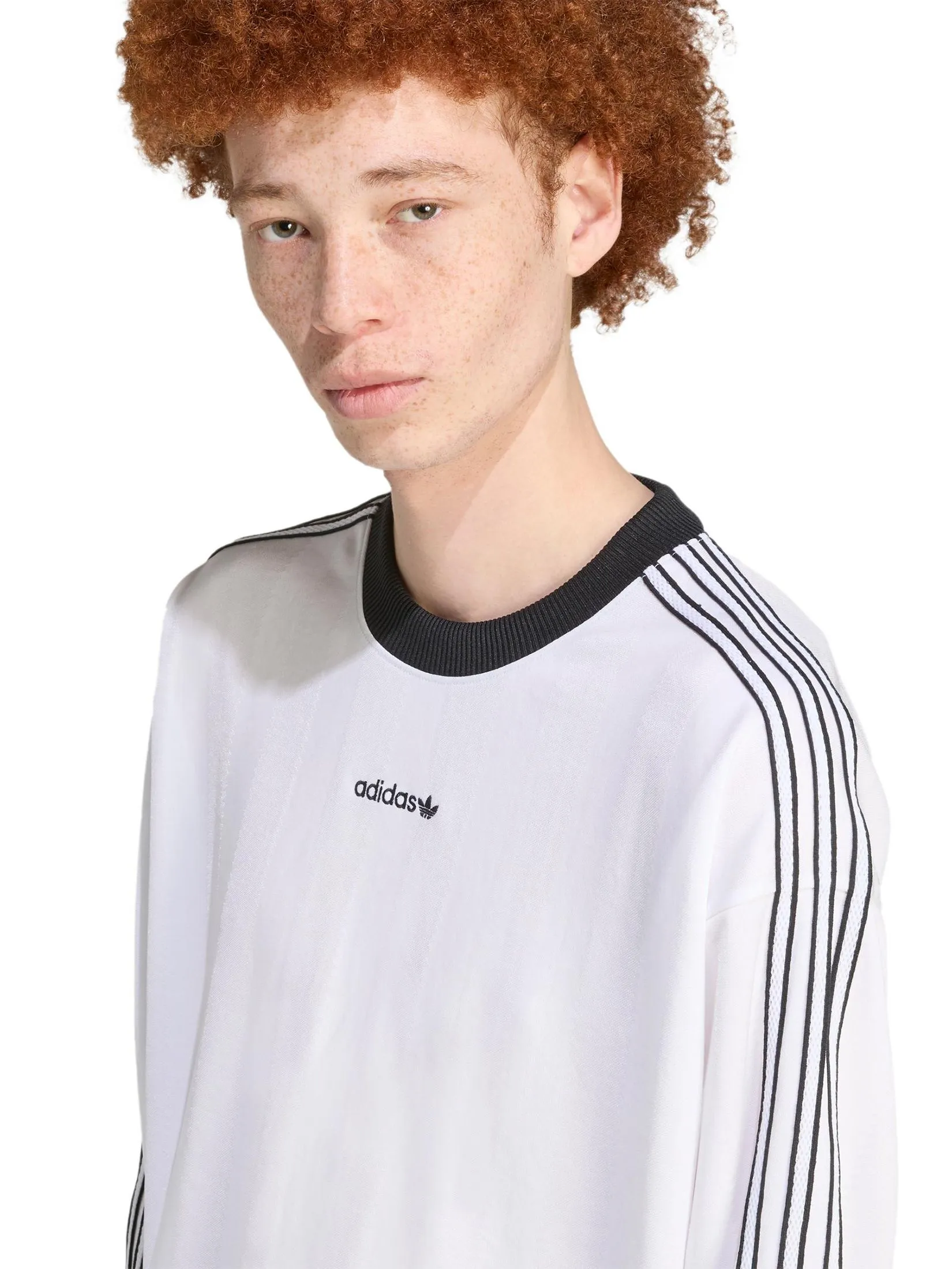 ADIDAS Men Foodball Jersey Long Sleeves JX3100 White