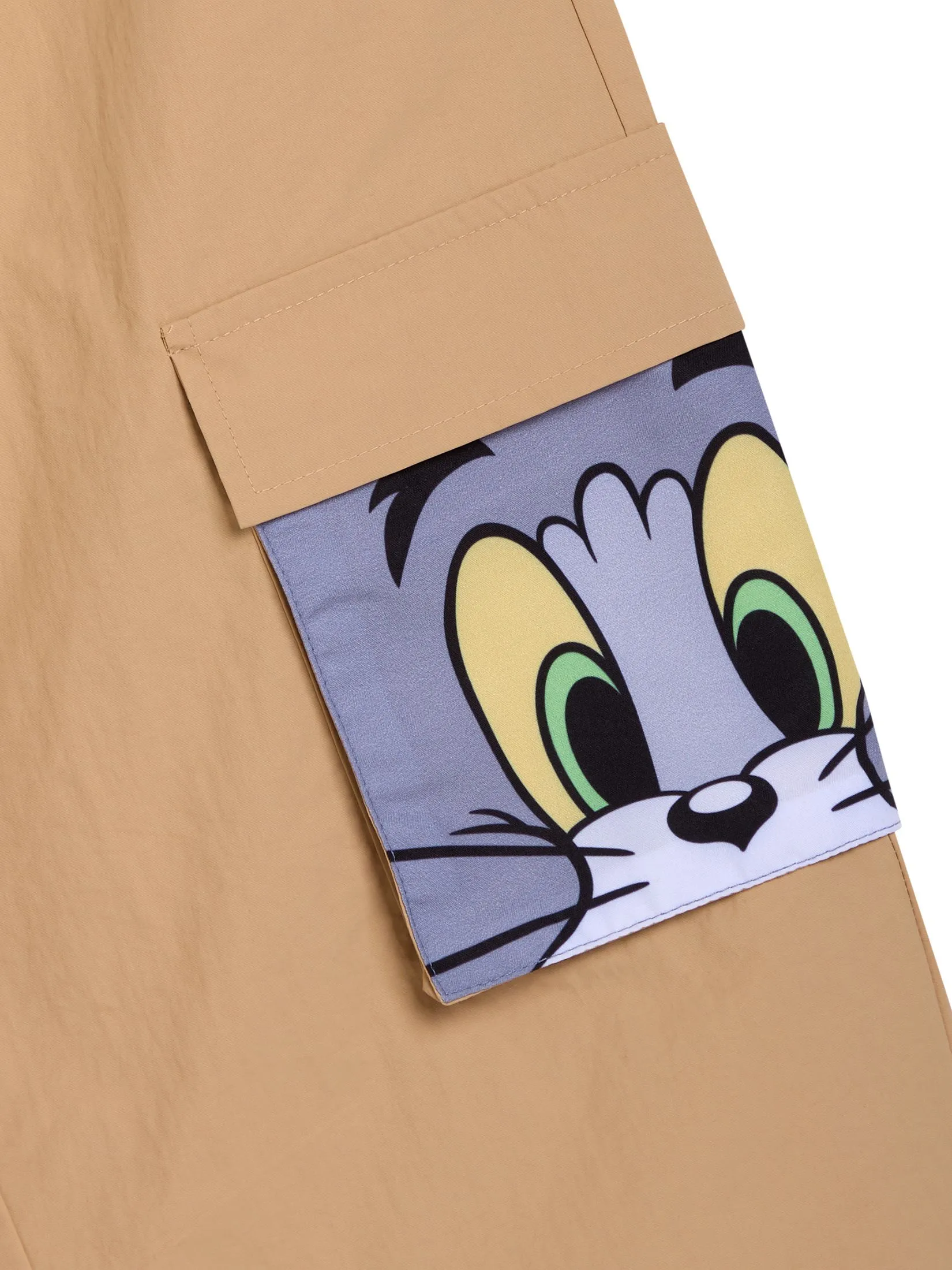 FOF KIDS Boy Pants Tom & Jerry Khaki