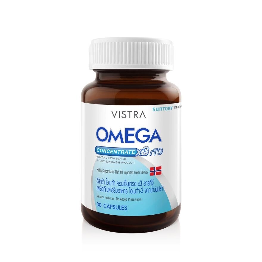 Vistra Omega Concentrate X3 rTG 30 Capsules
