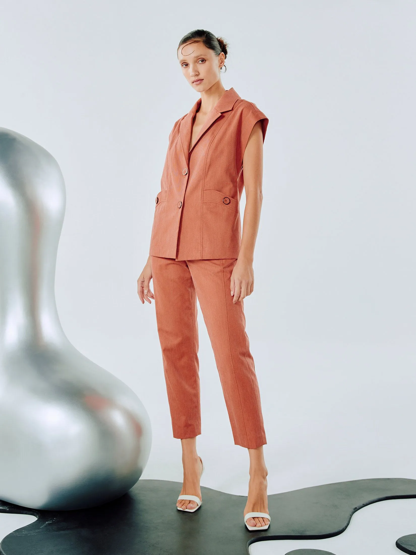 SHAKA Woman Pants Jodhpurs Orange