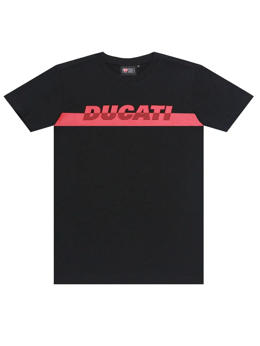 DUCATI BLACK T-shirt for men DCT52 060 Size - L