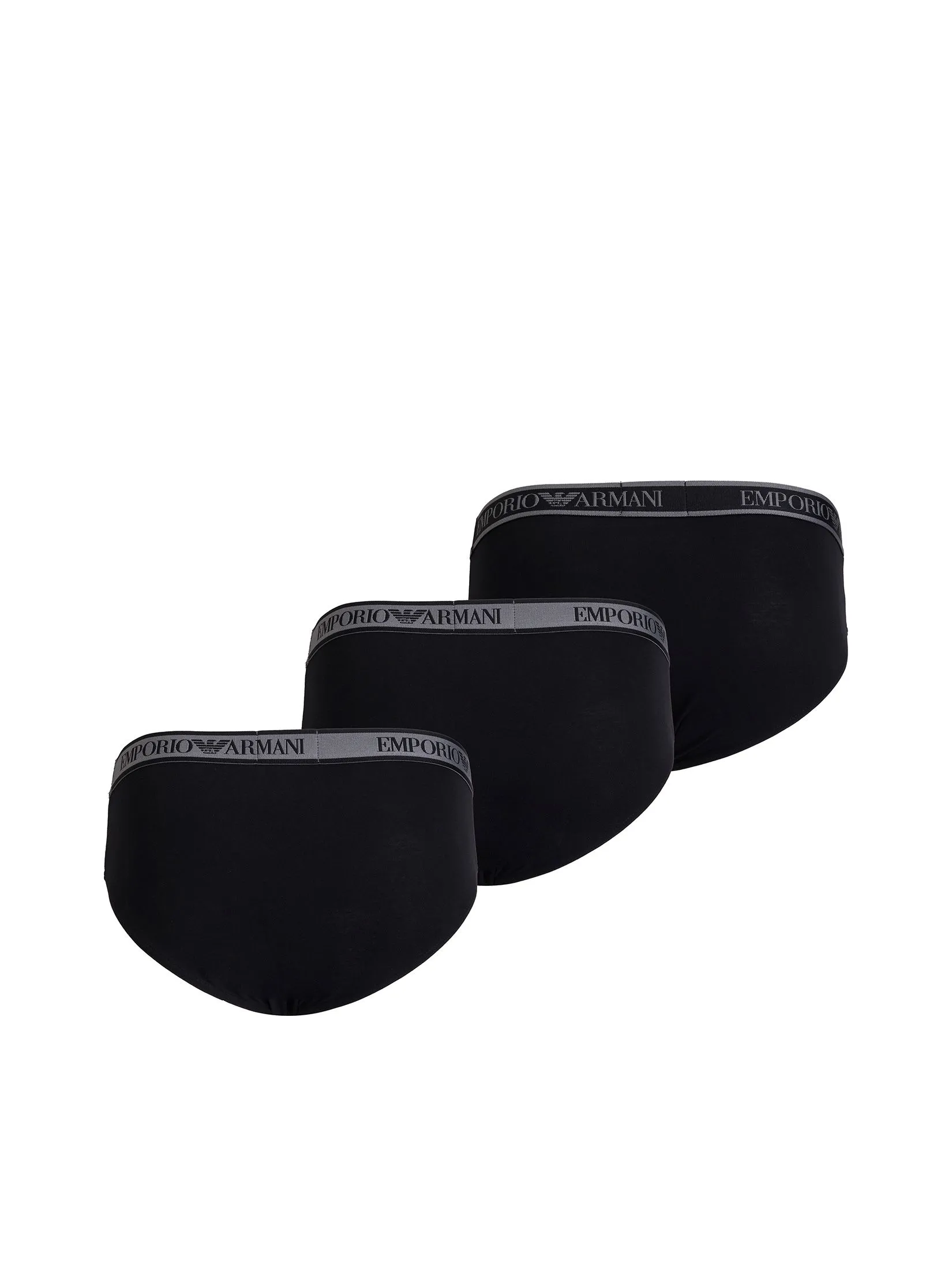 EMPORIO ARMANI Men Brief 3 Pack FW25 MC406 Black/Black/Black