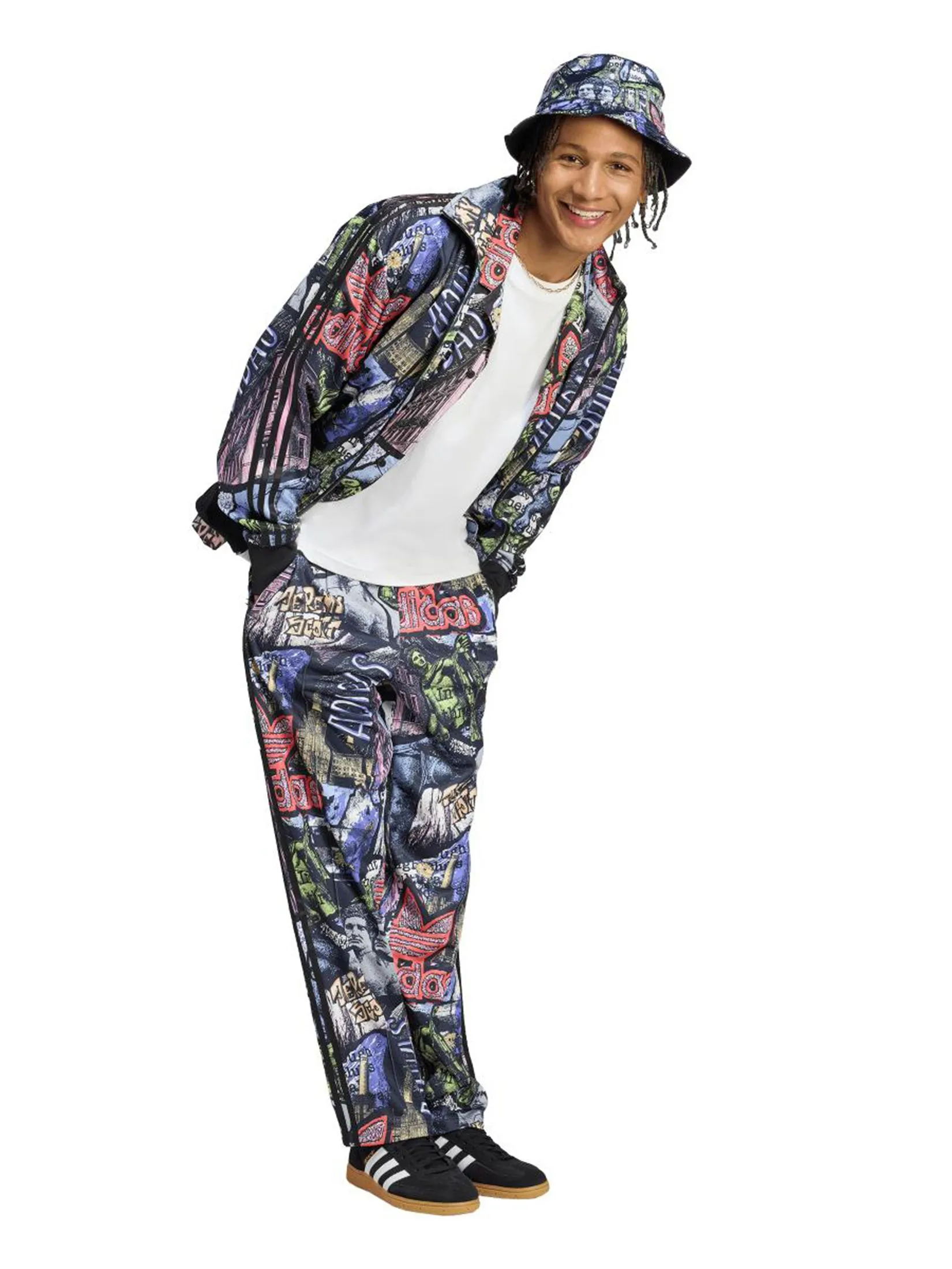 ADIDAS Unisex Track Top Adidas x Jeremy Scott AOP Multi-Color