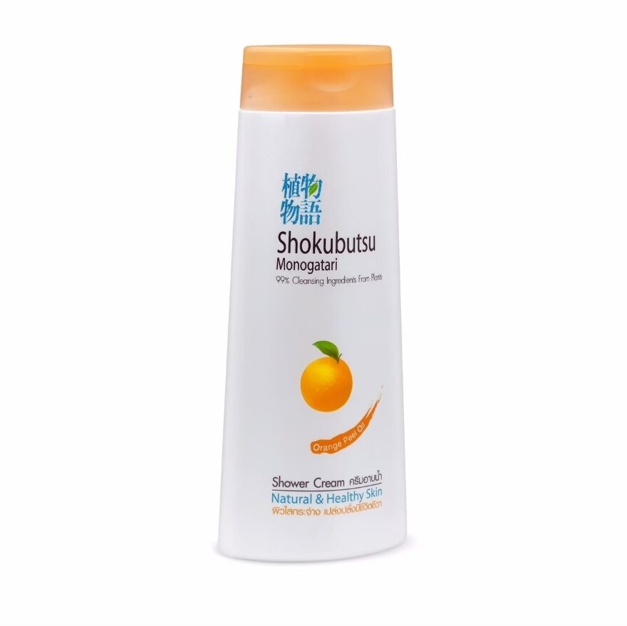 Shokubutsu Monogatari Shower Cream Orange Peel Oil 200 Ml.