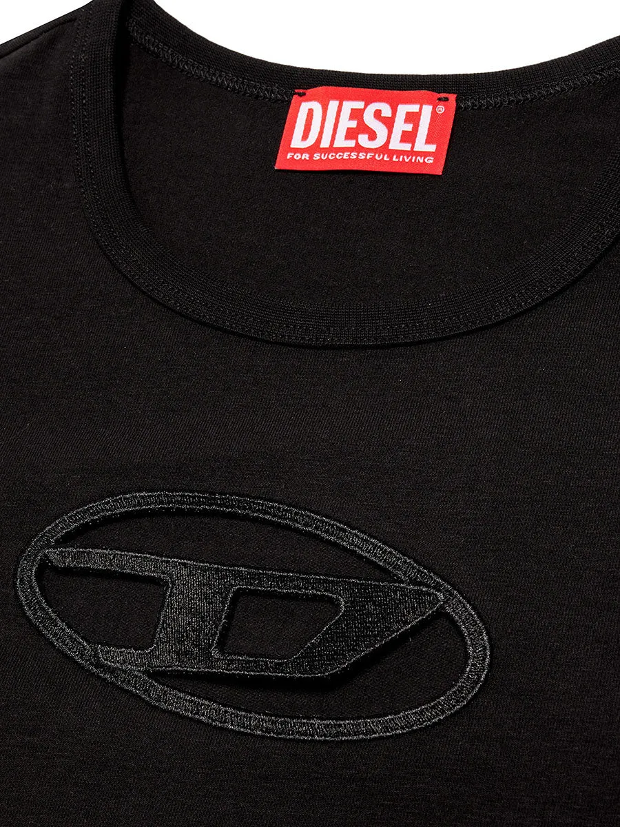 DIESEL Women T-Shirt T-ANGIE T-SHIRT Black