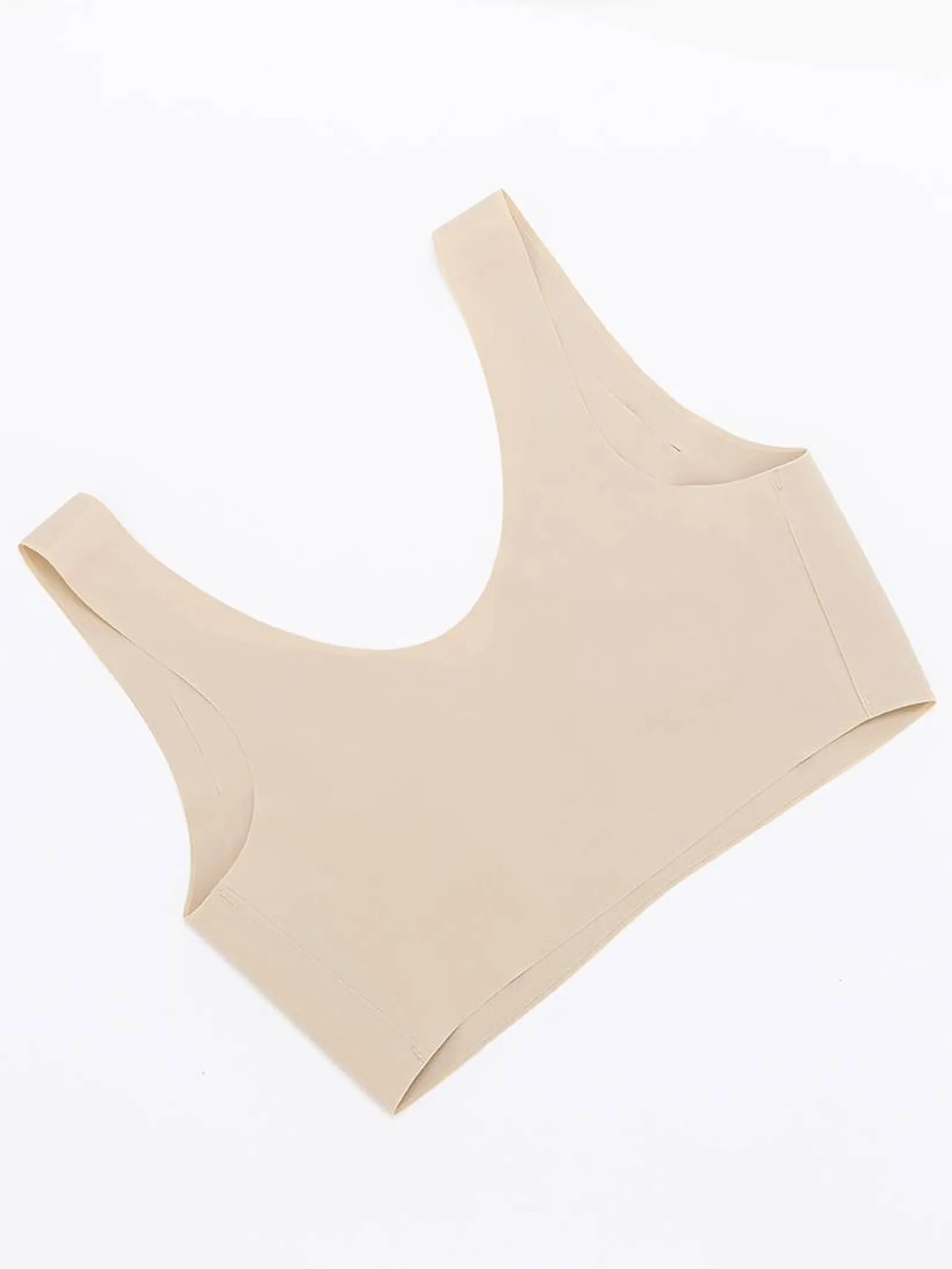 SABINA [ Pack 3 Piece ] [Online Exclusive] Woman Soft Collection Seamless Wireless Bra - Sand