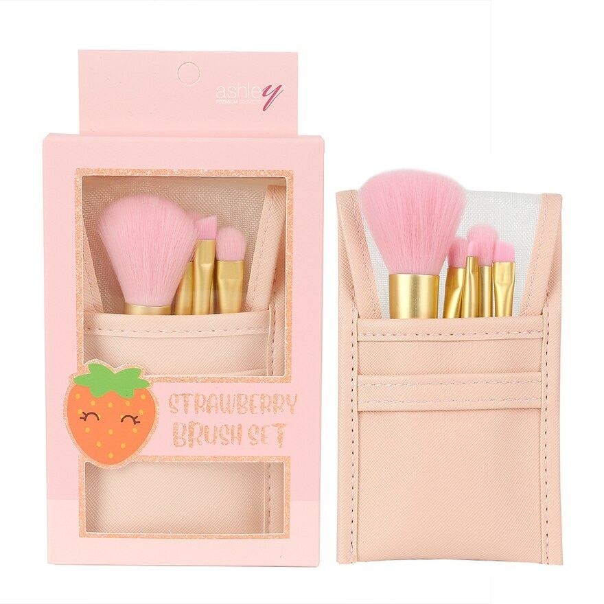 Ashley Strawberry Brush Set 5pcs.