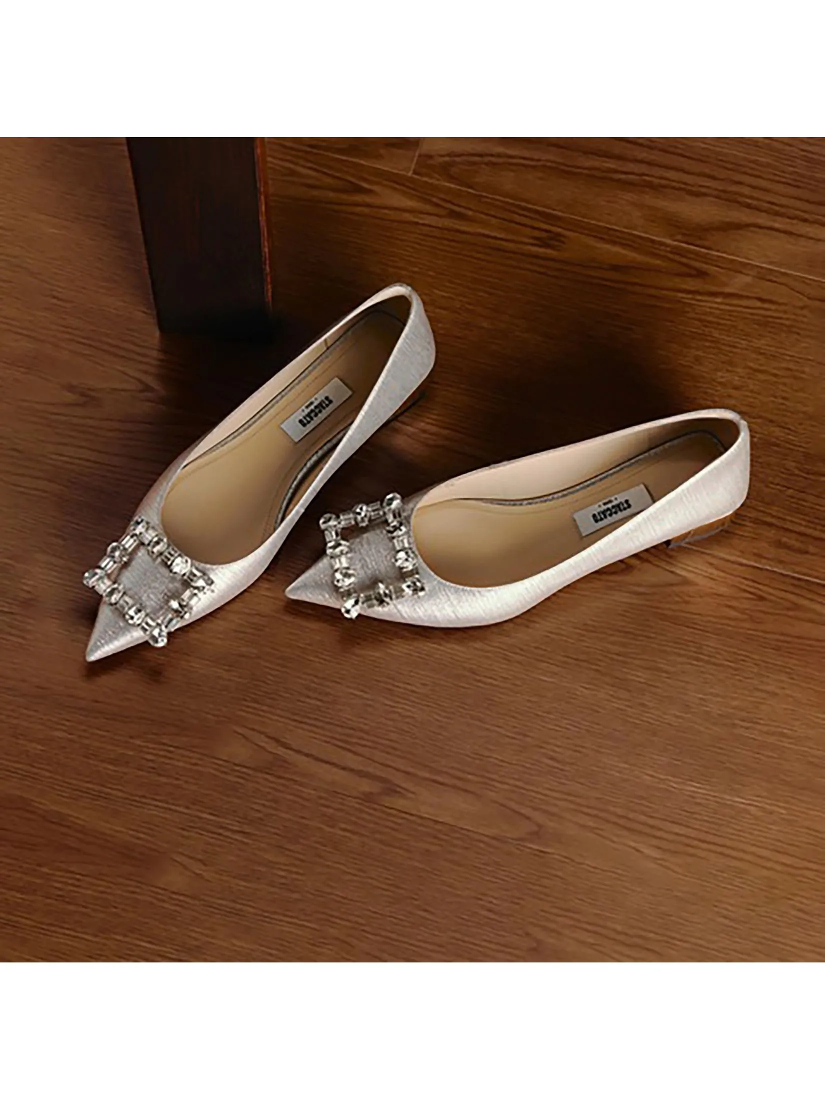 STACCATO Women Pumps Crystal Buckle Gold