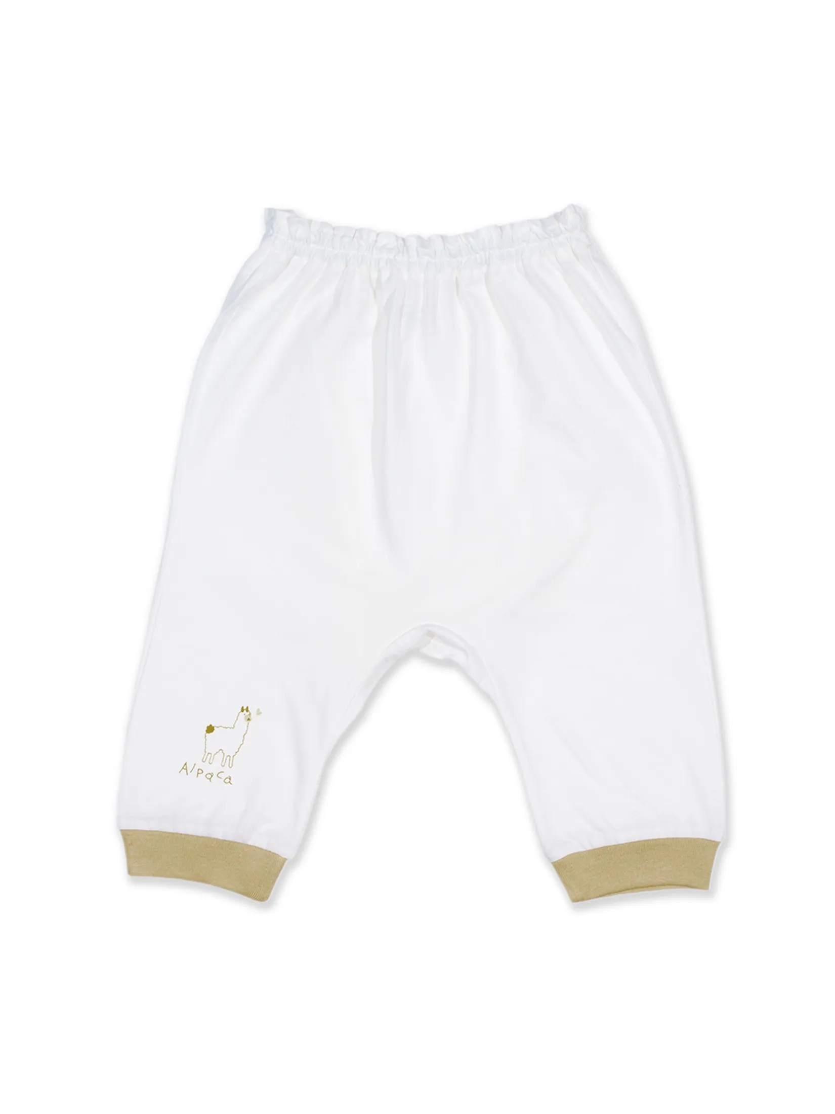 AUKA Brown ,Infant Long Pants ,Auka Cocoa Alpaca. Size - 80