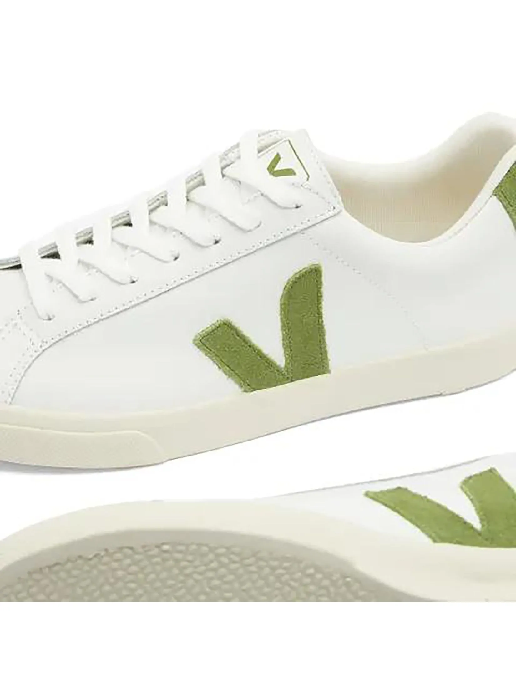 VEJA Men Sneakers Esplar Logo SS25 Extra-White Kiwi