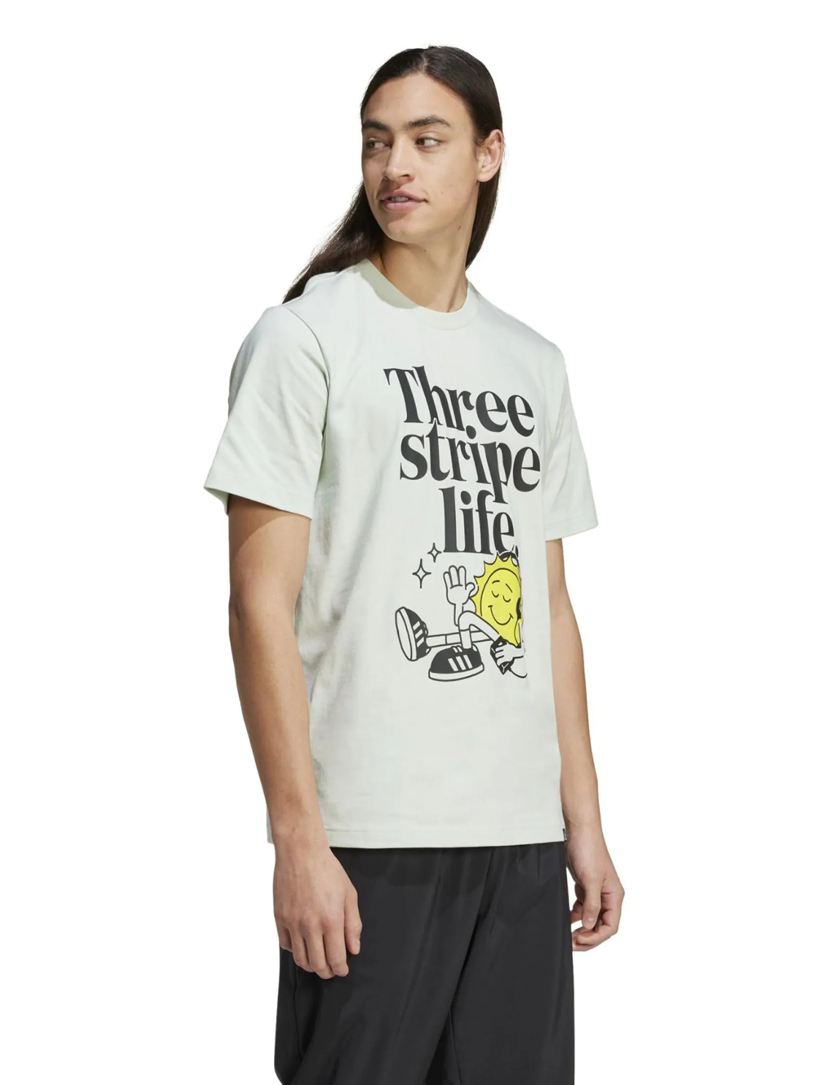 ADIDAS Men T-Shirt Positivity Graphic