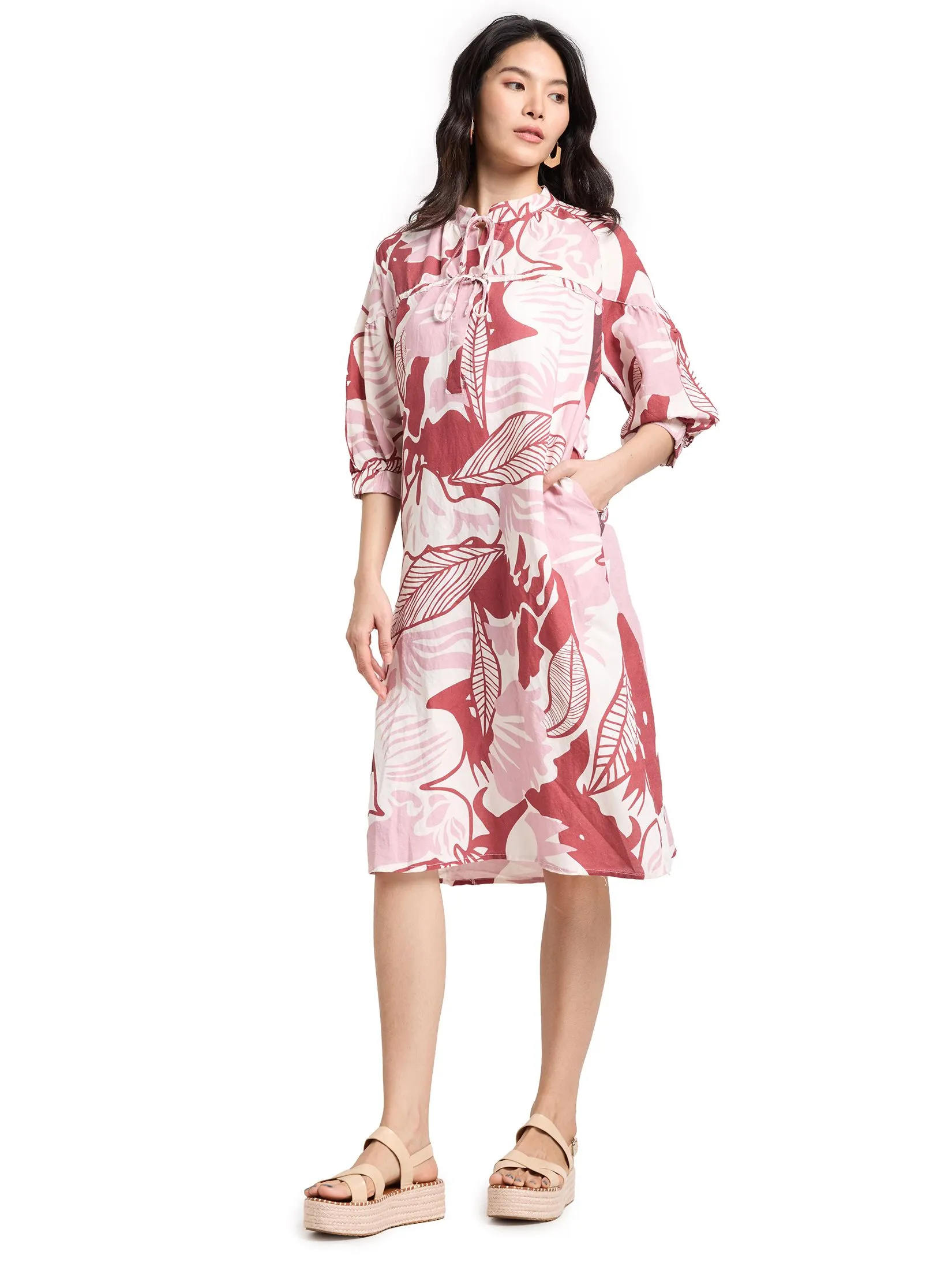 ESTIMATE Women Dress Long Sleeves Print