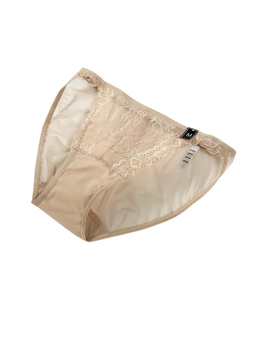 ELLE LINGERIE UNDERWEAR SEXY LOWRISE BEIGE