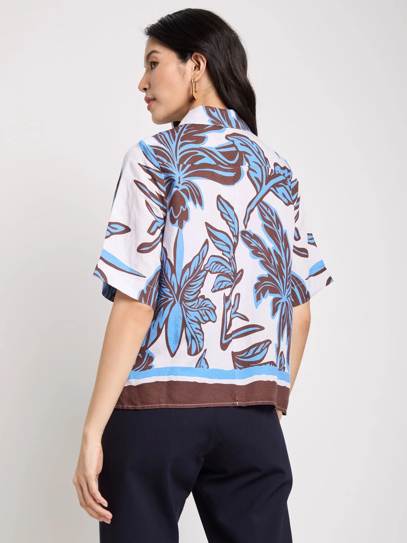 ESTIMATE Women Blouse Short Sleeves Print