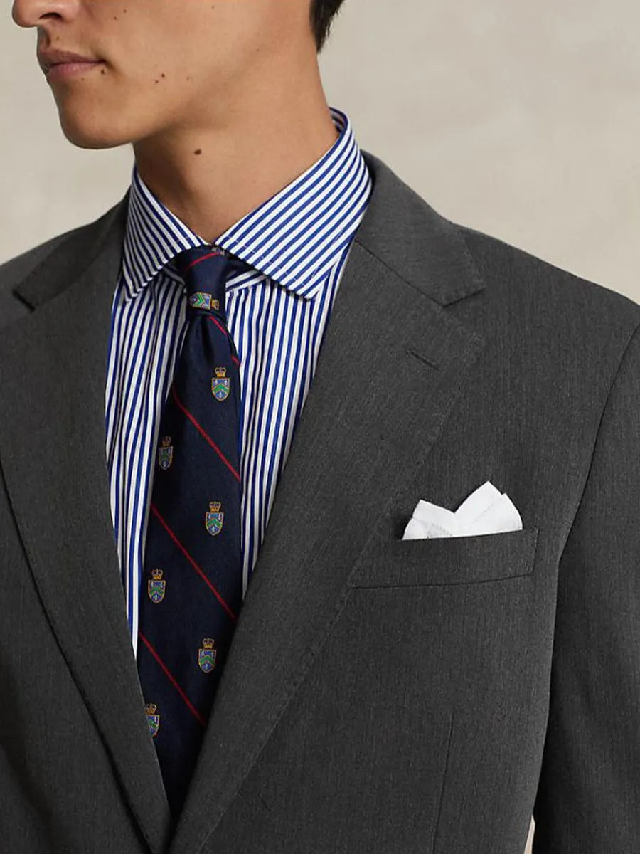 POLO RALPH LAUREN Men Blazer-Polo Modern Performance Twill Jacket-Charcoal-010