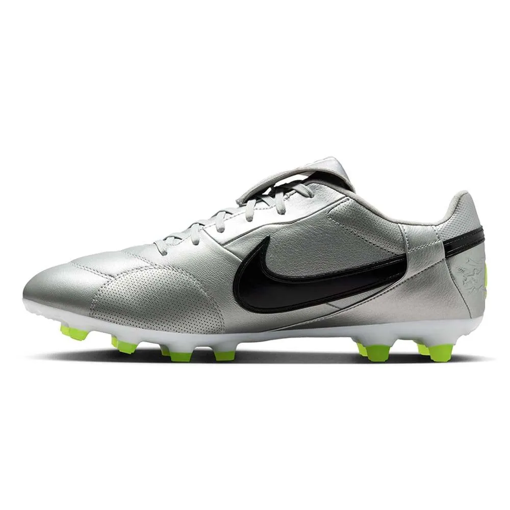 NIKE Premier 3 FG Men Football Shoes Silver - NI083SH750ENTH