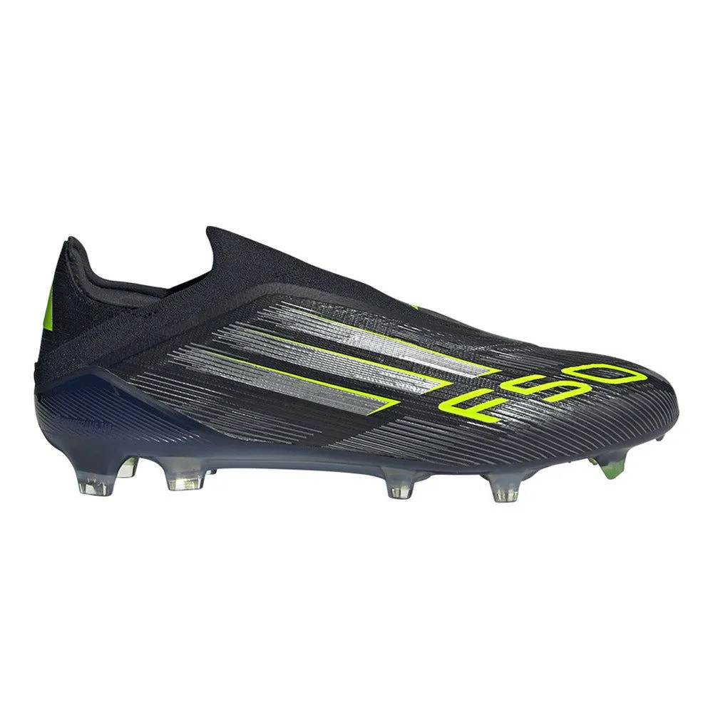 ADIDAS F50 Elite Laceless FG Men Football Shoes Black - AD001SH738EMTH