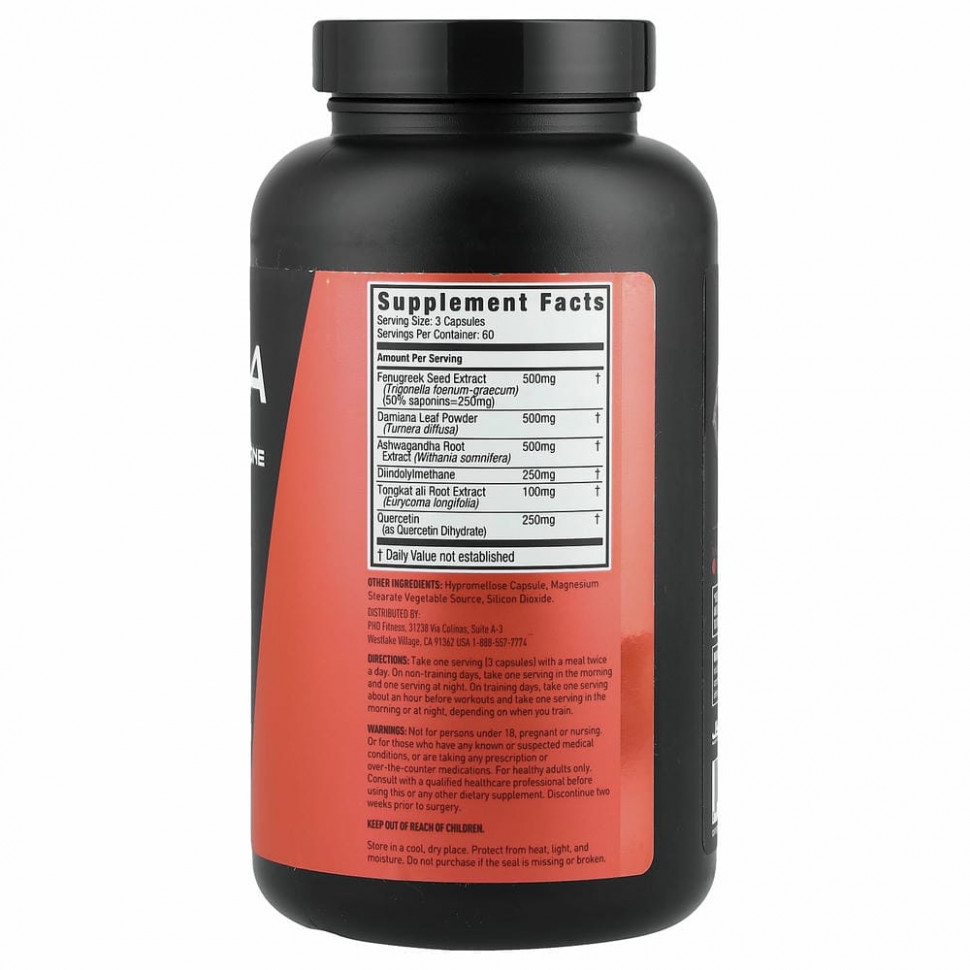 JYM Supplement Science, Alpha, поддержка тестостерона, 180 вегетарианских капсул