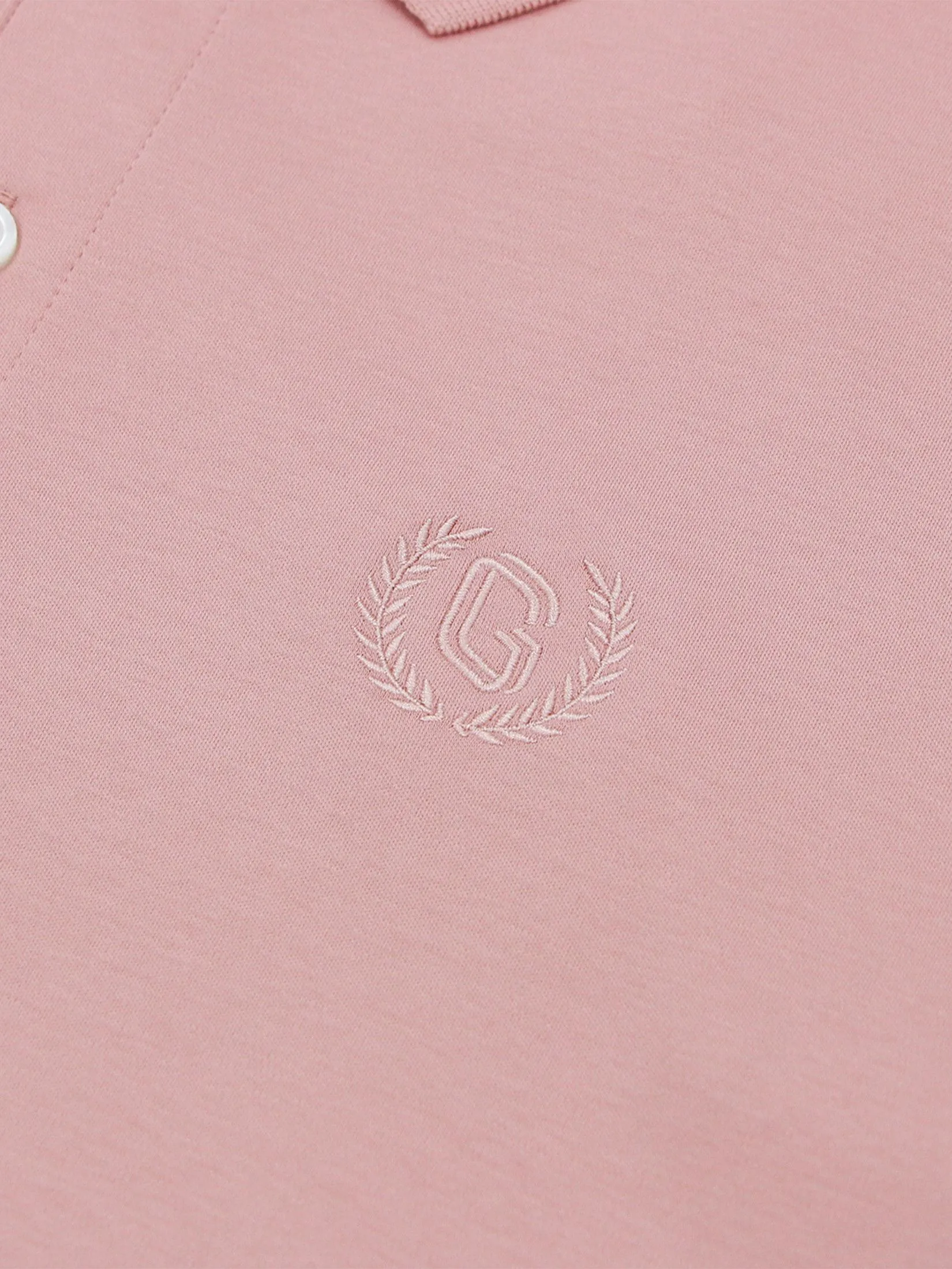 GIORDANO Men's Slim Interlock Polo (Liquid Touch) Rose Tan