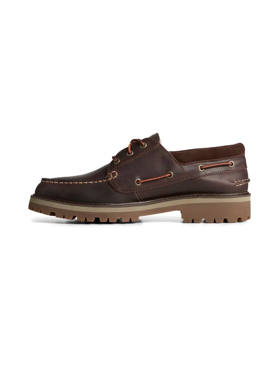 SPERRY MEN BROWN A/O LUG 3-EYE