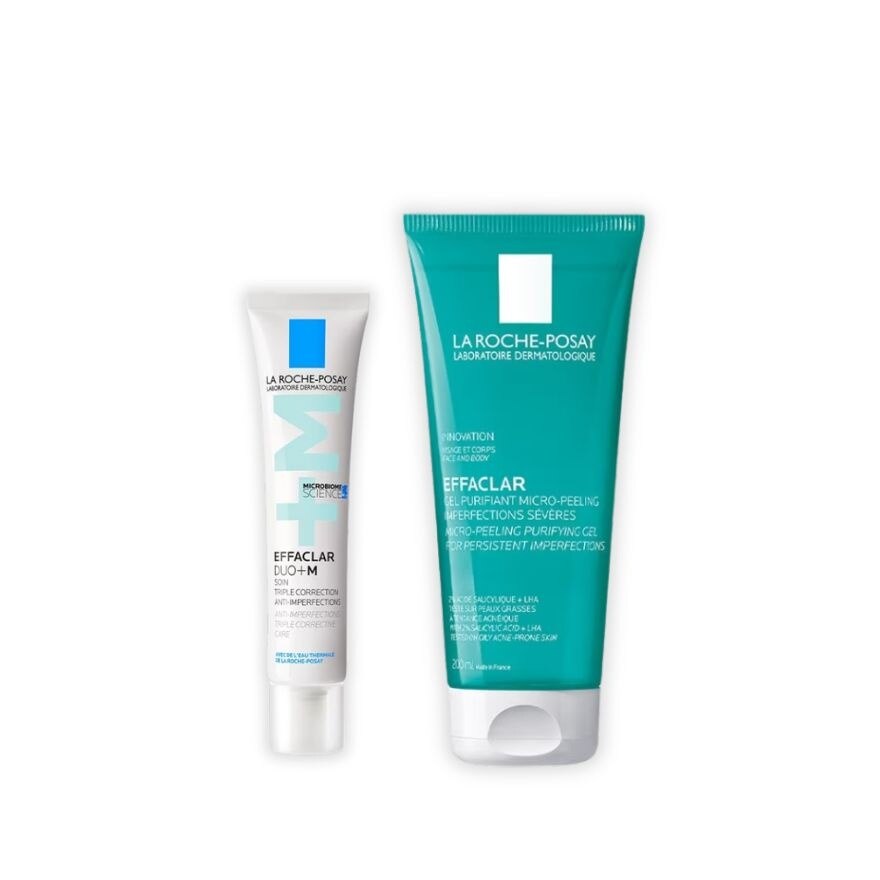La Roche Posay Effaclar Duo+M 40 ml.  Effaclar Micro Peeling Gel 200 ml.