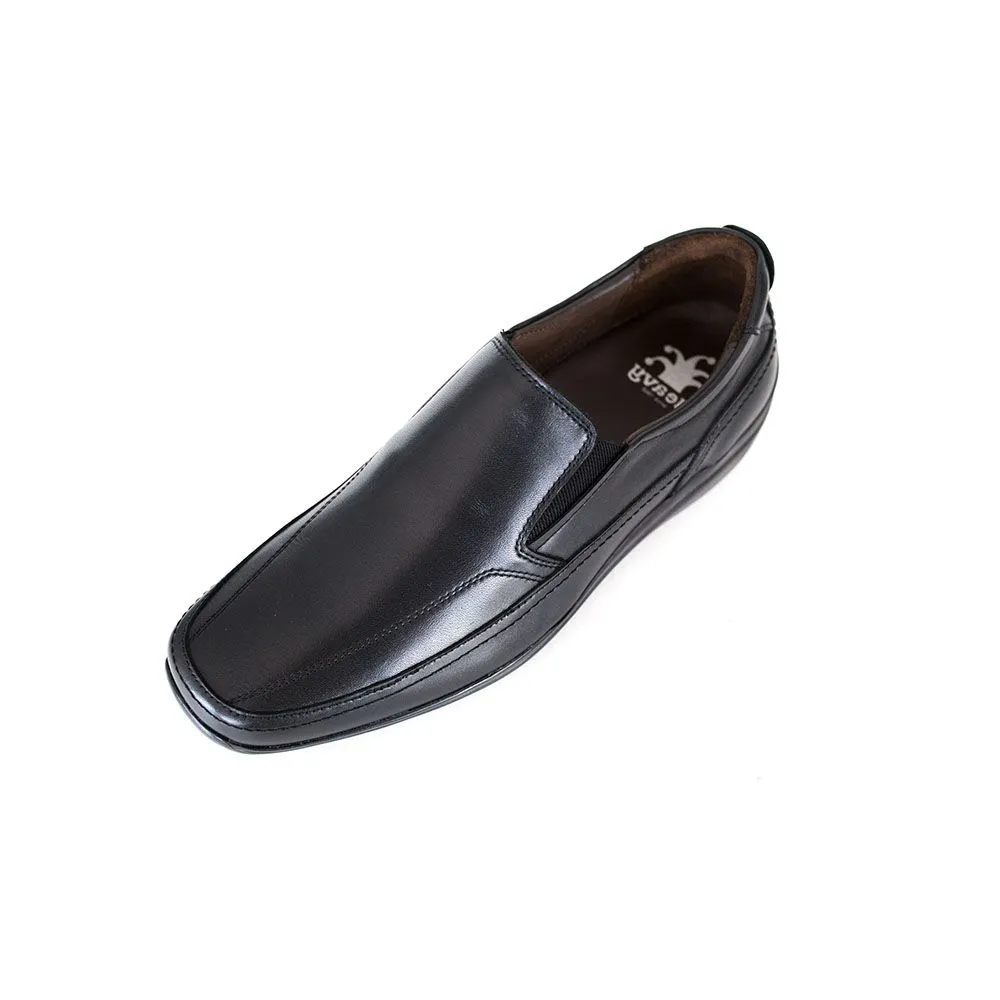 HEAVY Black leather formal shoes VB6240