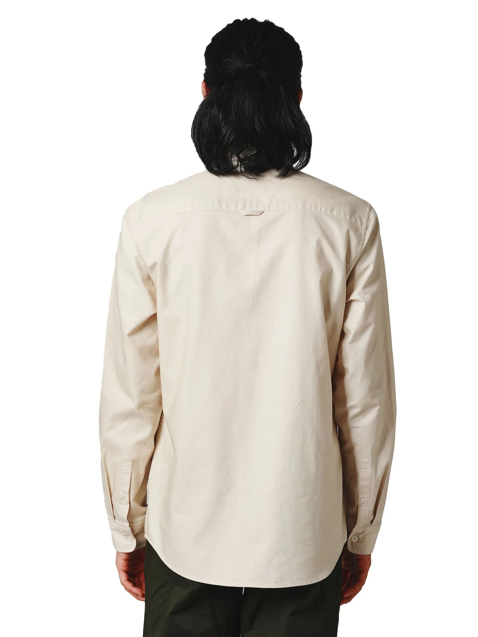 JOHN HENRY Men's Long Sleeves Shirts (Slim Fit) ESSENTIALS Beige