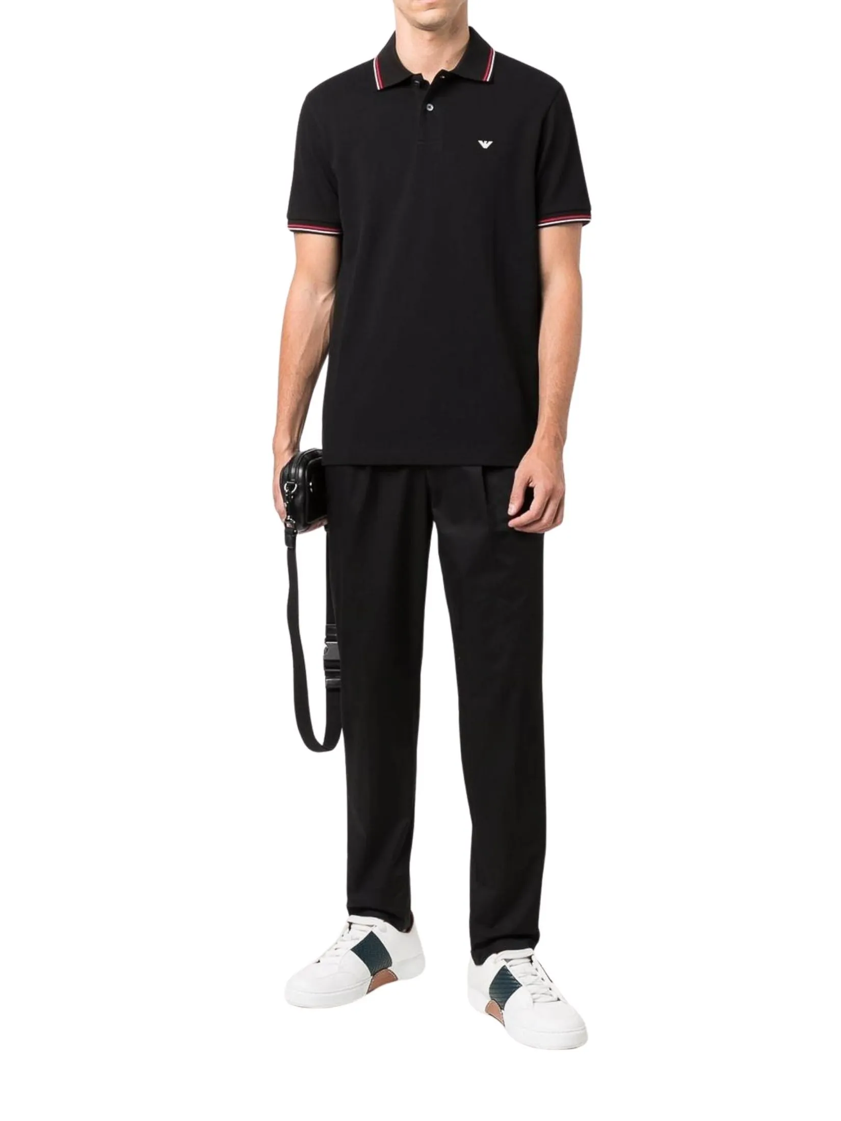 EMPORIO ARMANI Polo Men 8N1FB3-1JPTZ-0999 Black