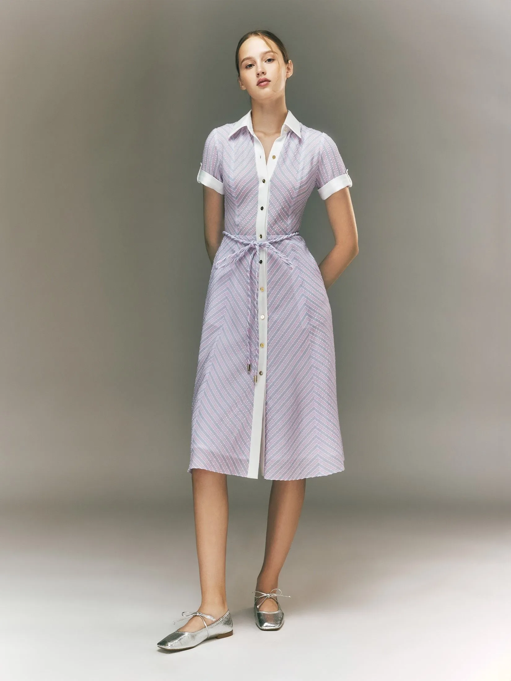 ASV ( PF24 ) Leylani Women Shirt Dress Pink