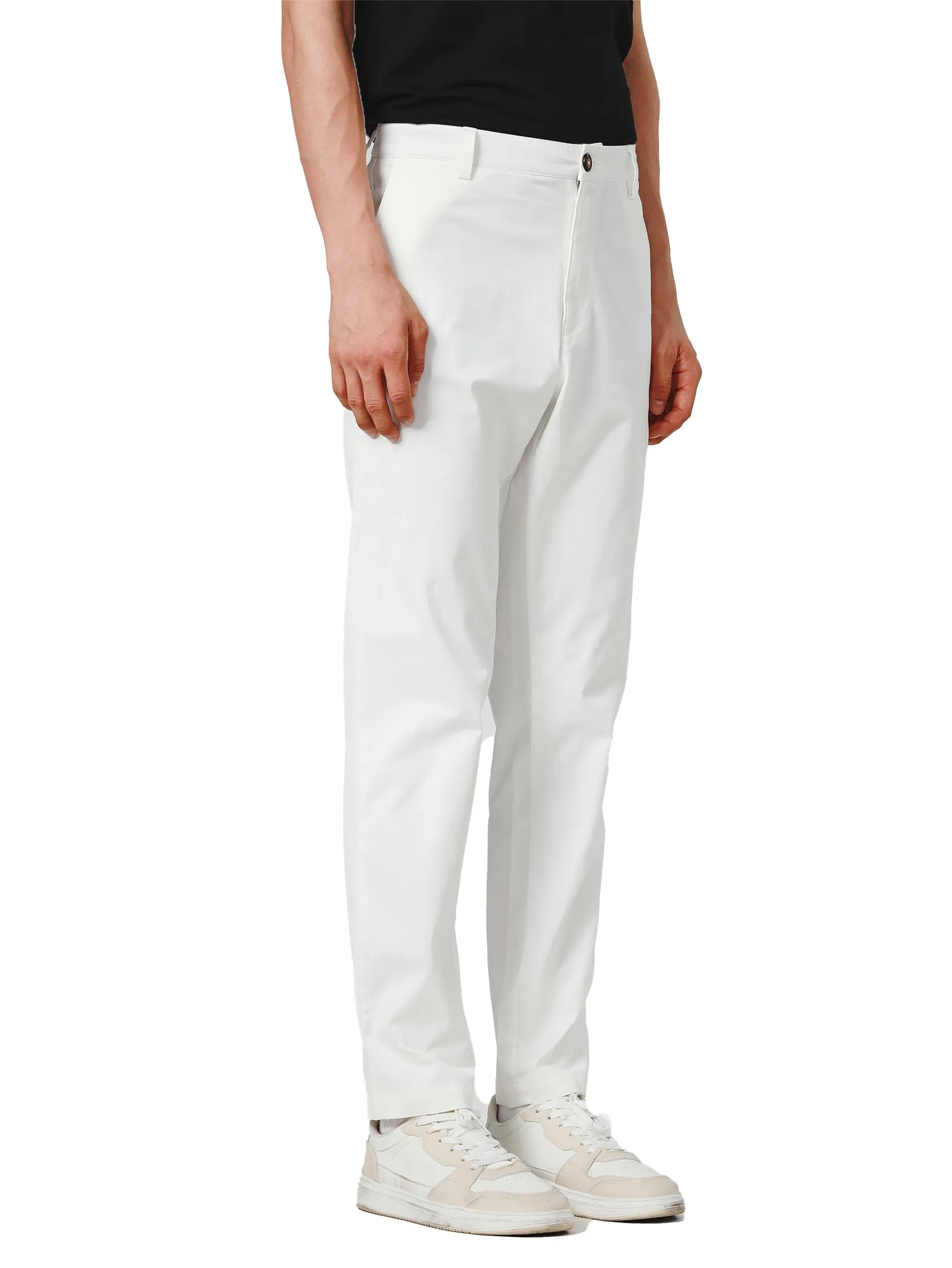 JOHN HENRY Men's Pants (Slim Fit) ICONIC AF White