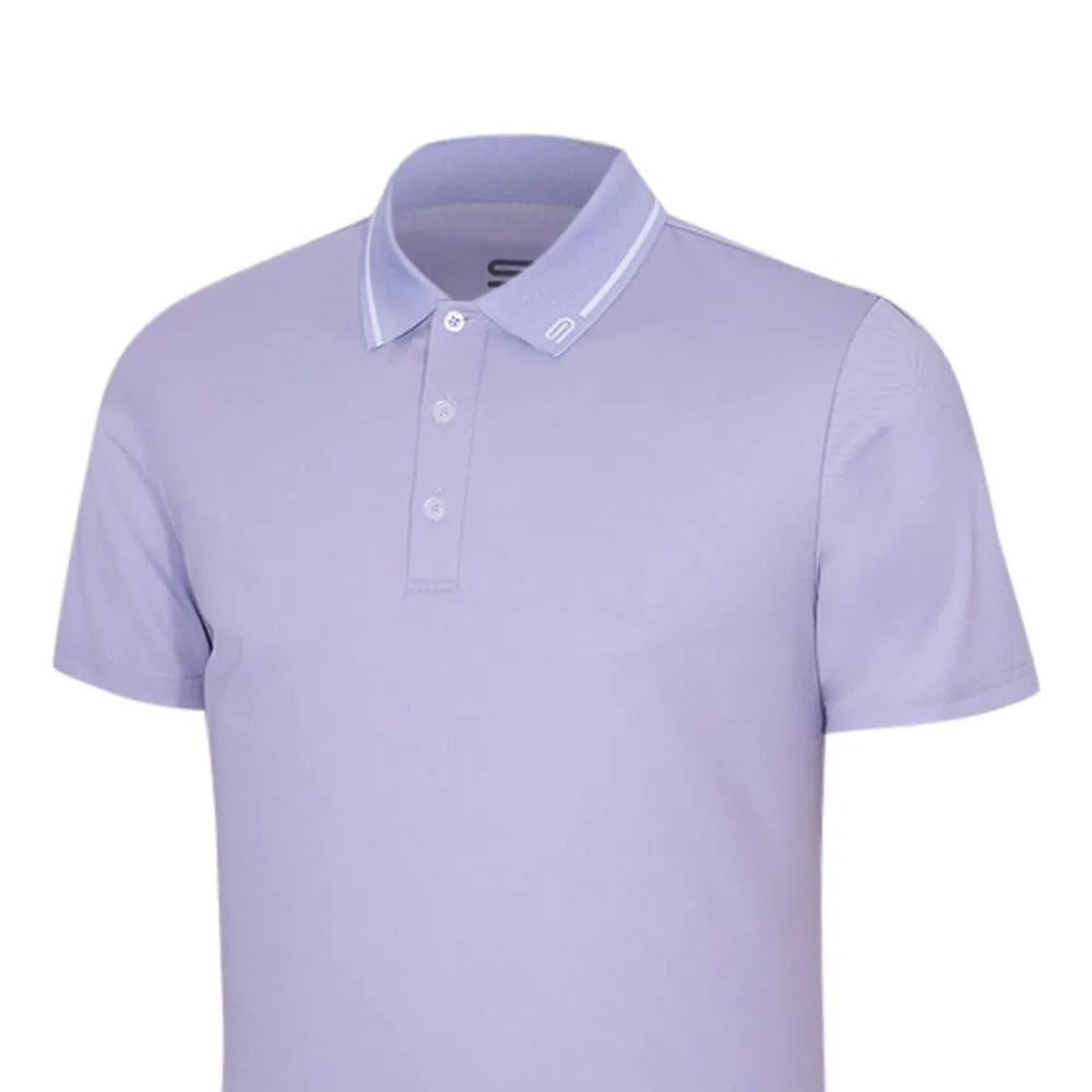 9NINE Men Golf Polo Shirt N25GOPOM02 Purple - 9N358AP708EGTH