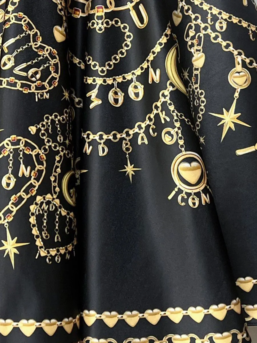 ICONIC WOMAN BLACK MOONSHINE SKIRT