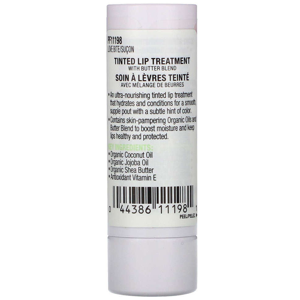 Physicians Formula, Organic Wear, Тонированное средство для губ, Love Bite, 0,15 унции (4,3 г)