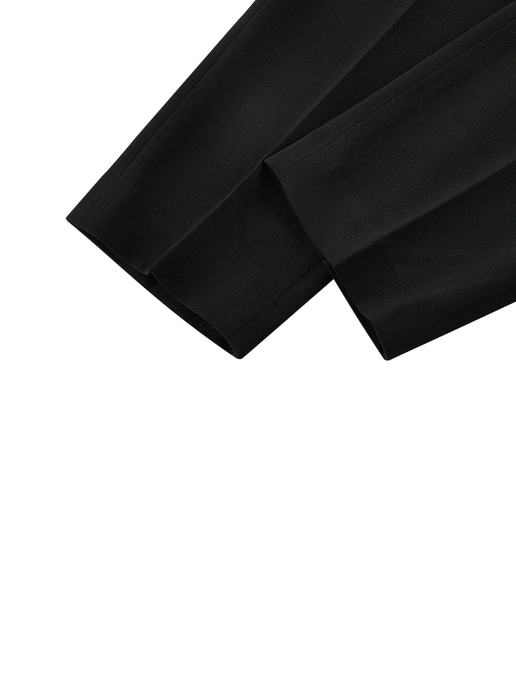 G2000 Women Clothing Cooling Multi-Way Stretch Ankle Cigarette Suit Pants Ankle Cigarette Shape - Black