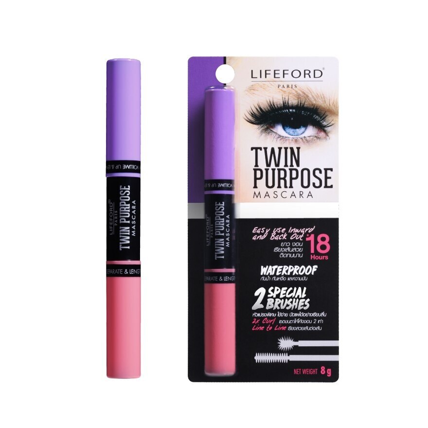 Lifeford Paris Twin Purpose Mascara 8g. (Black)