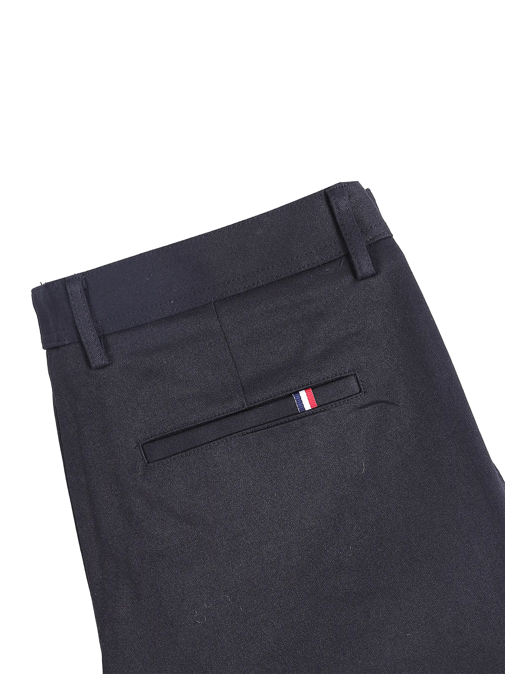 ELLE HOMME Men's Chino pants SLIM FIT W8L279 - Black