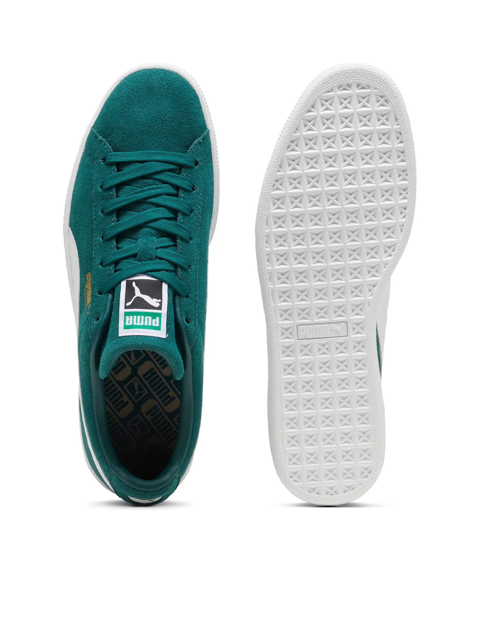 PUMA Unisex Sneakers Suede Classic Dark Myrtle-Puma White