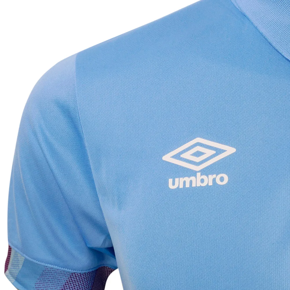 UMBRO Premier Poly Men Polo Shirt Blue - UM126AP079EOTH