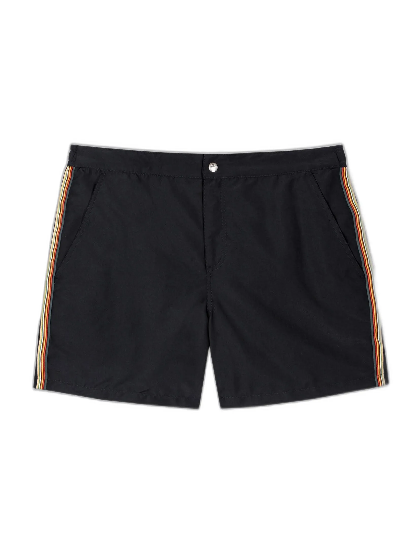 PAUL SMITH Swimwear Mens M1A-202A-MU882-79 Men Swim Short Sig Stripe Black