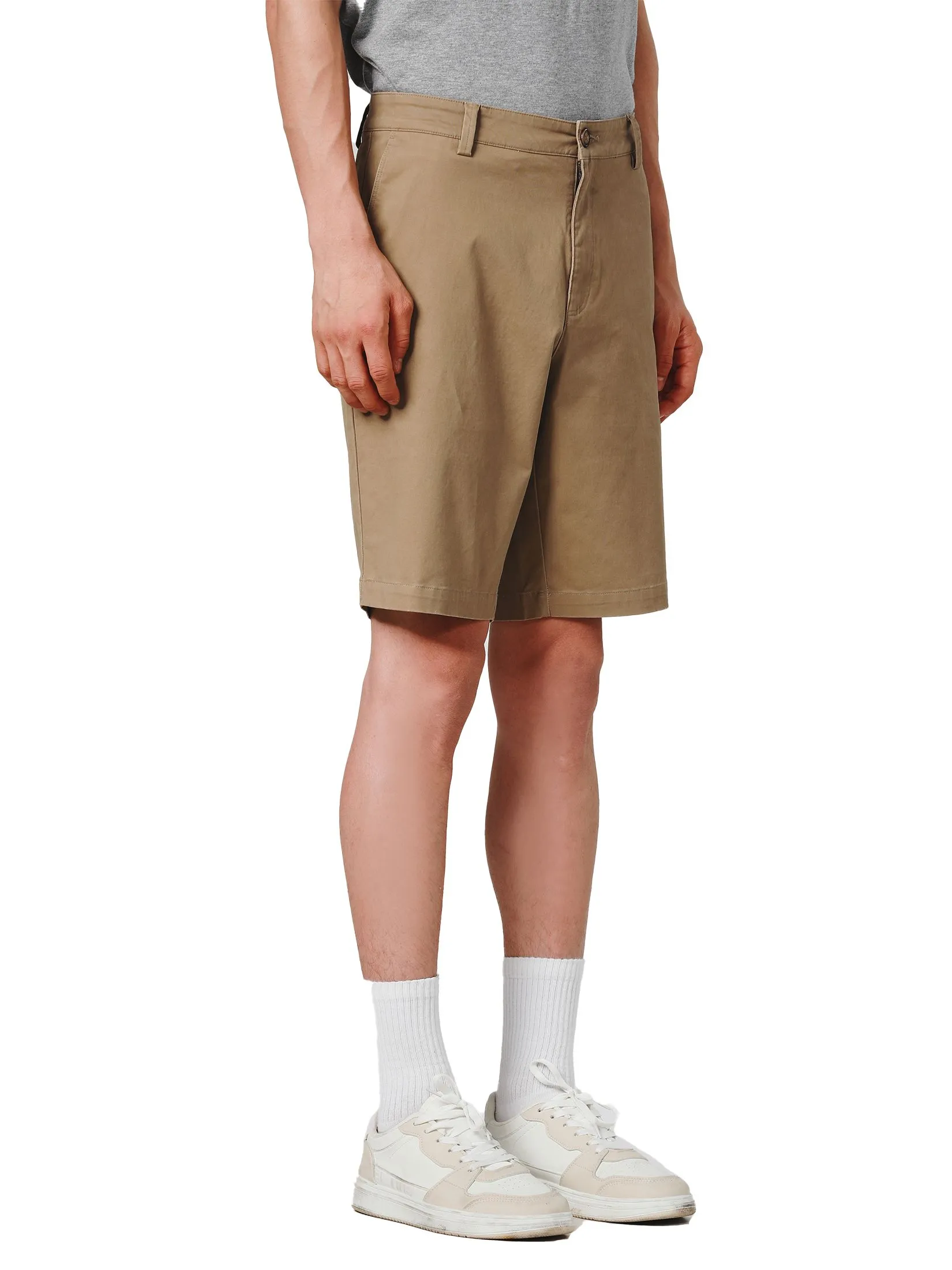 JOHN HENRY Men's Shorts (Slim Fit) ICONIC AF Khaki