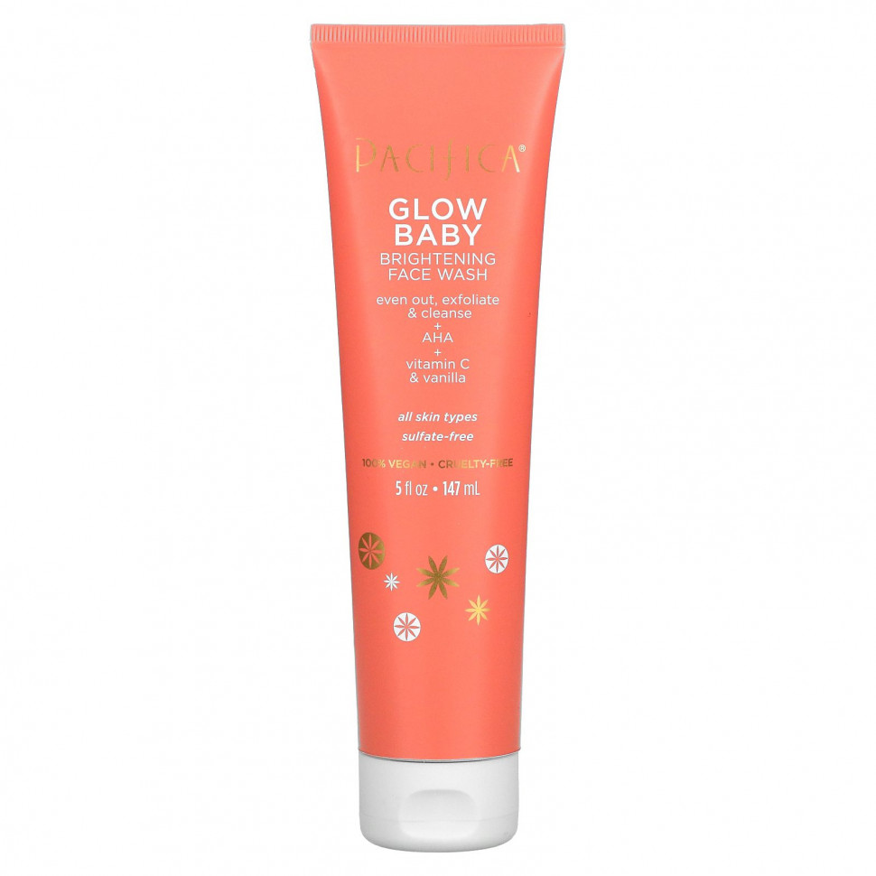 Pacifica, Осветляющее средство для умывания Glow Baby, 147 мл (5 жидк. Унций)