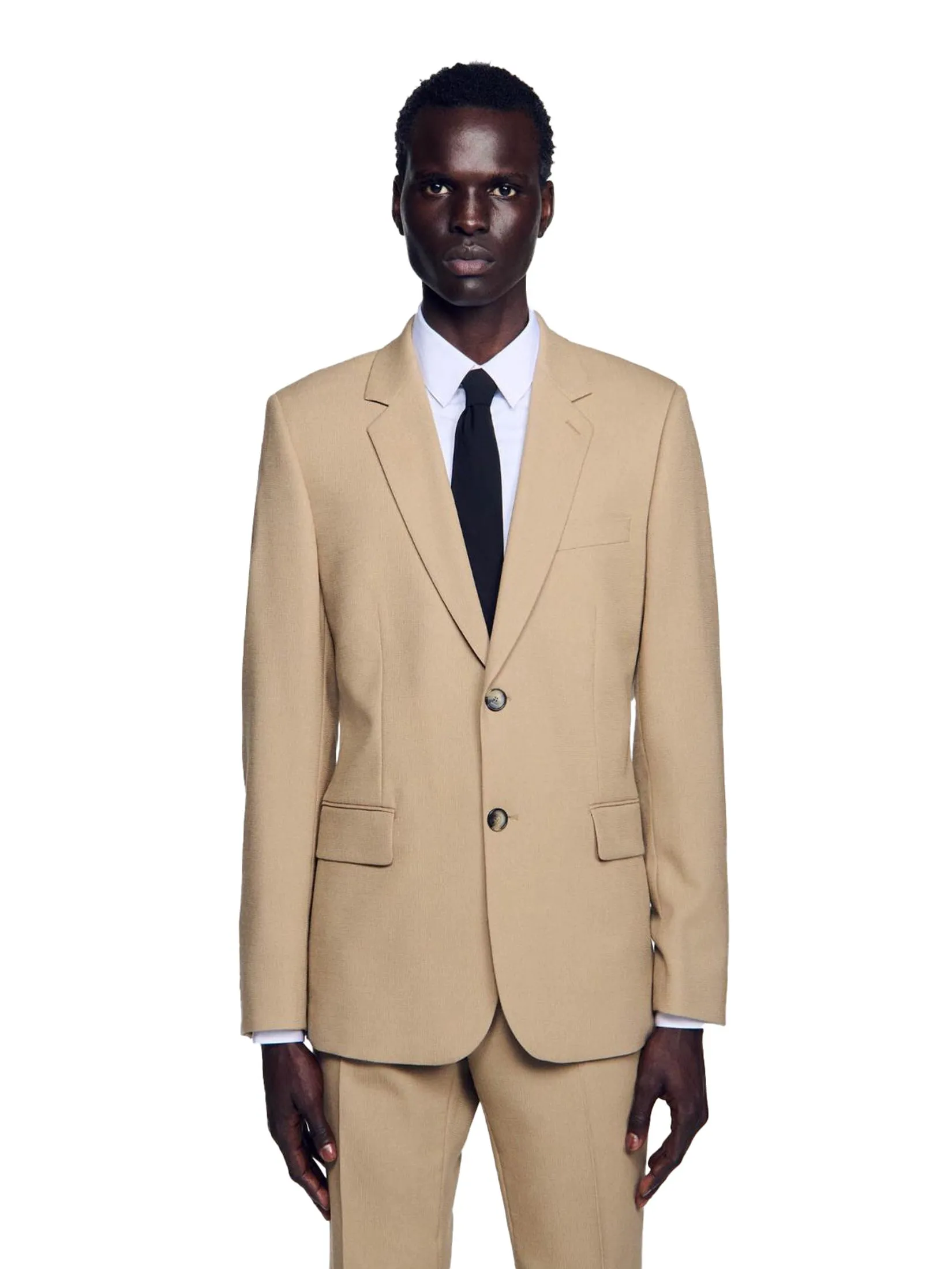 SANDRO Wool Suit Jacket