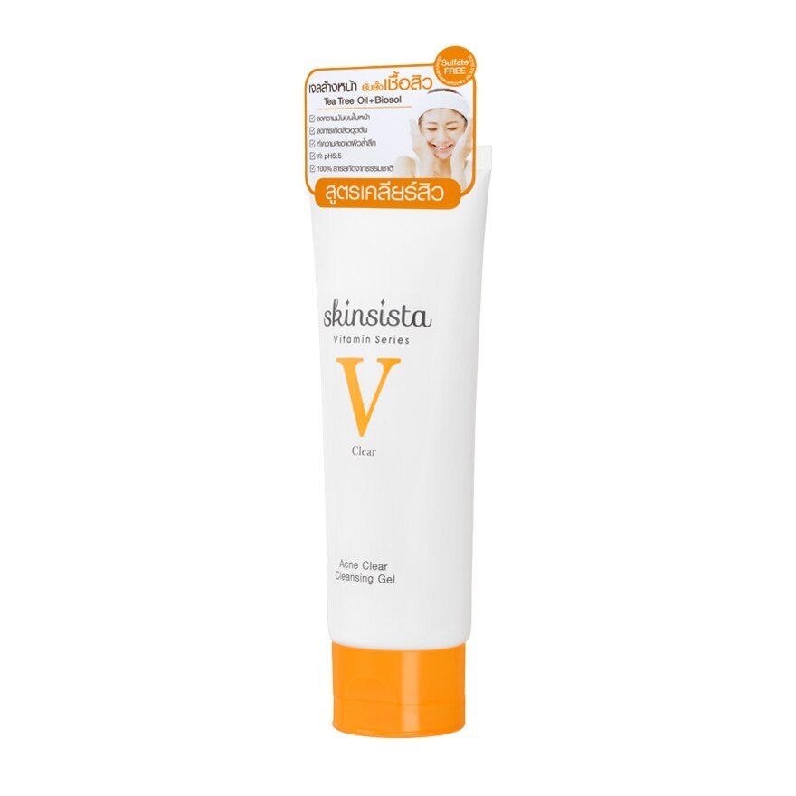 Skinsista V Acne Clear Cleansing Gel 100 Ml.