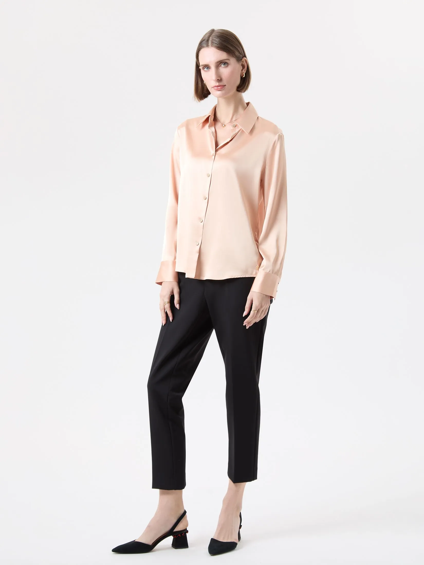 ESPADA Elastic Waist Trousers Female Black