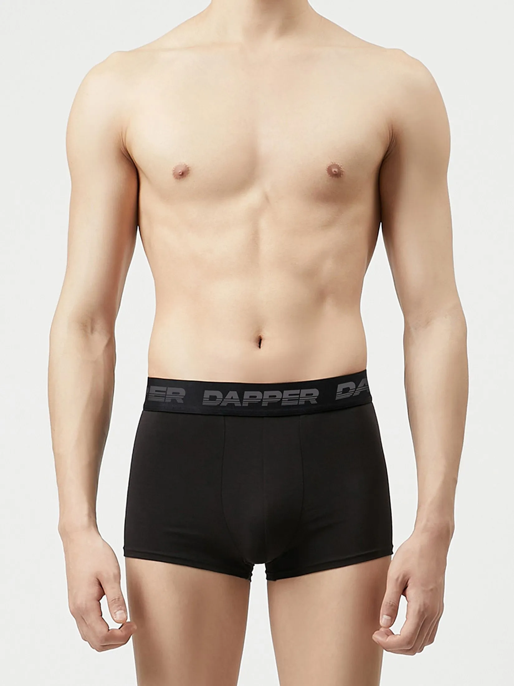 DAPPER DAPPER Ultraflex Trunks Black (Pack 2 Pcs.)