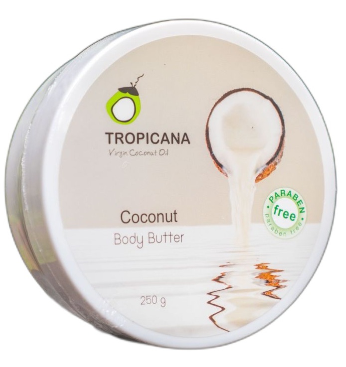 Увлажняющее крем - масло на основе кокосового масла Tropicana 250 гр