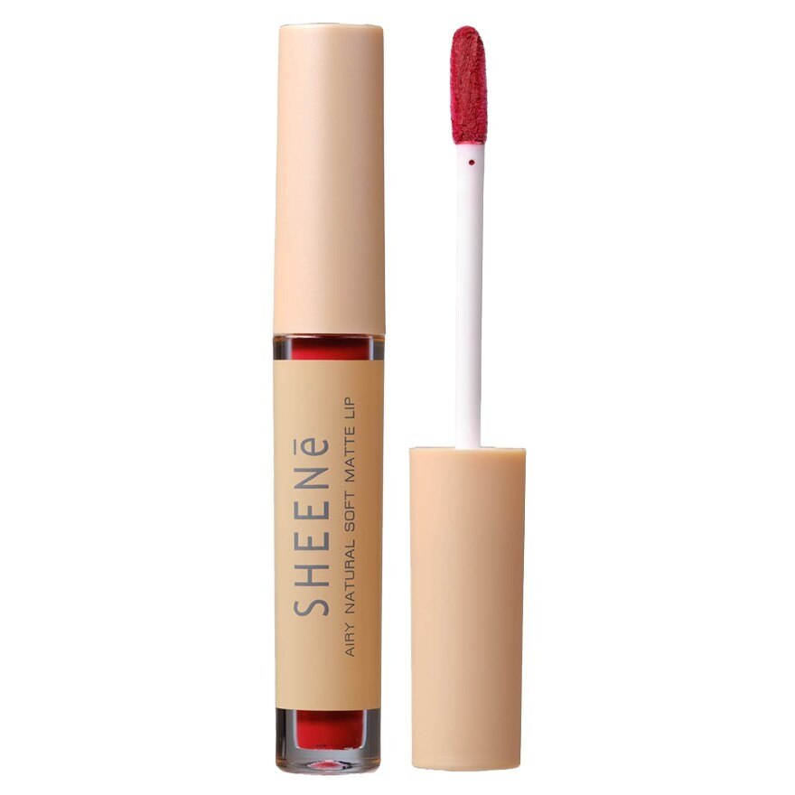 Sheene Airy Natural Soft Matte Lip 2g. R3 Red Cherry - R3 Red cherry