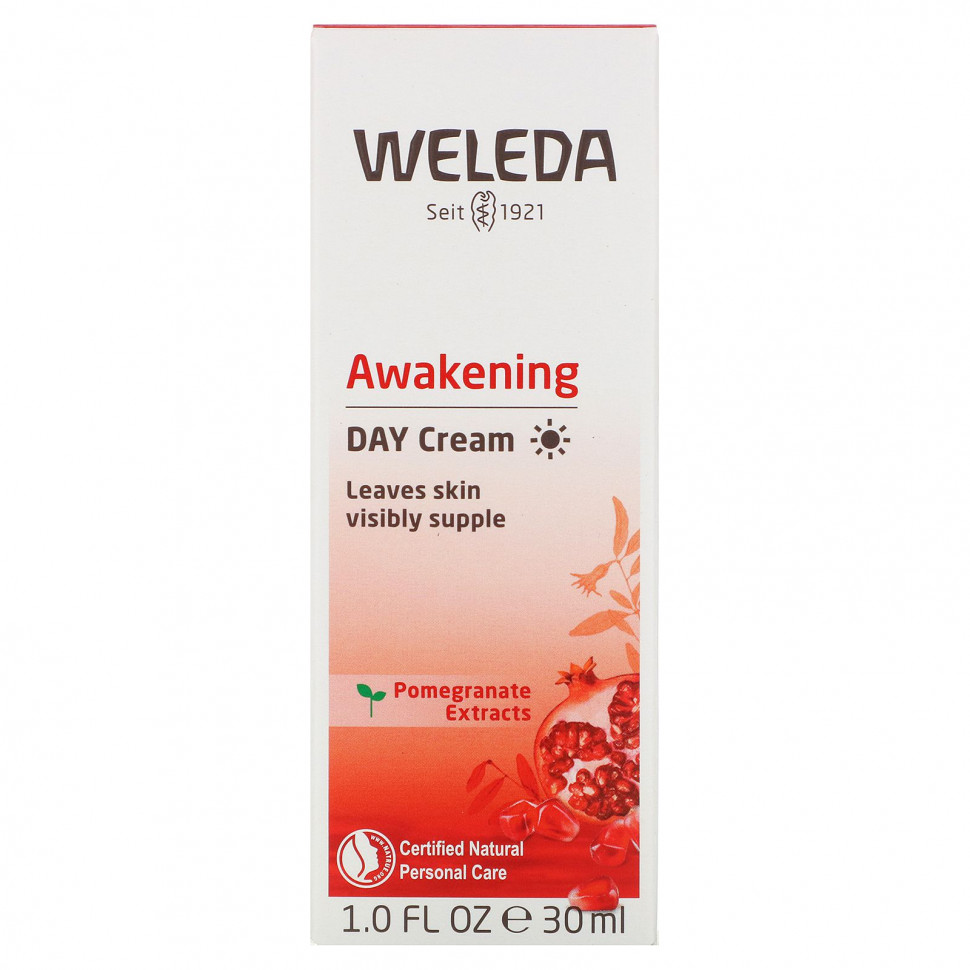 Weleda, Awakening Day Cream, дневной крем для лица с экстрактами граната, 30 мл (1 жидк. унция)