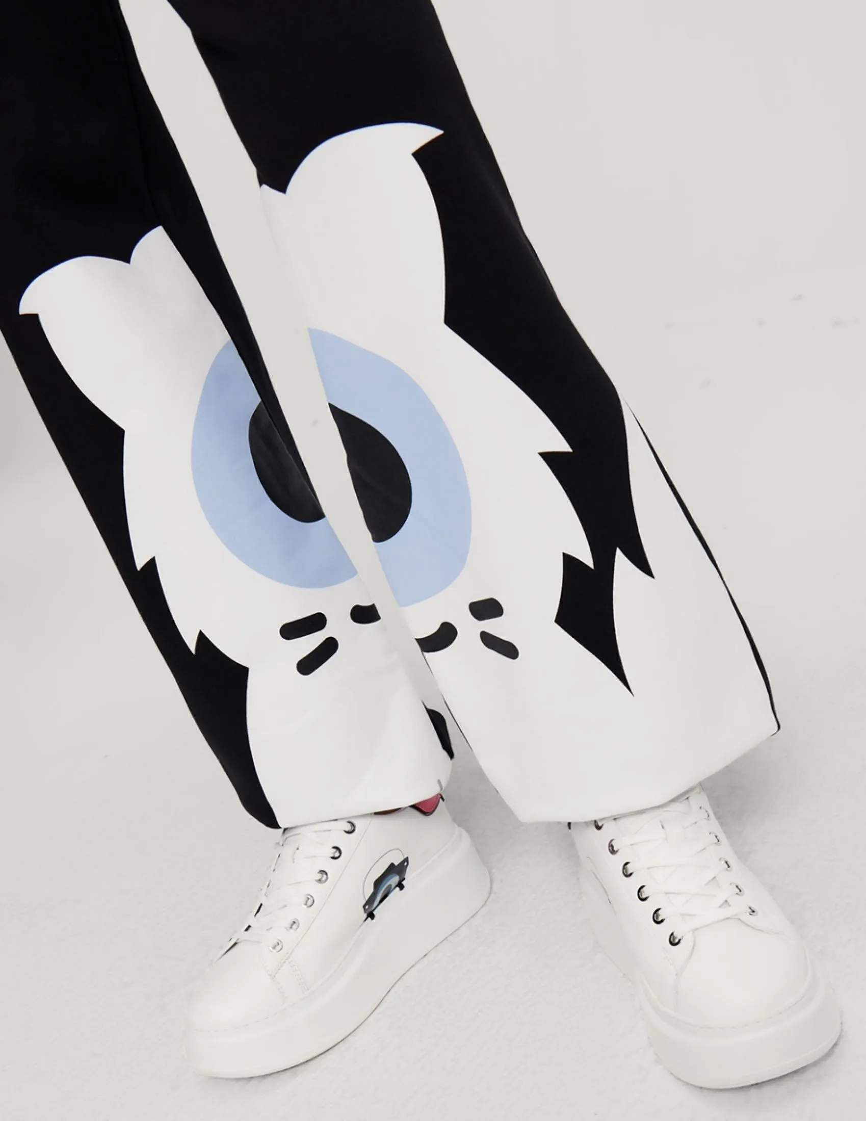 KARL LAGERFELD KLXDD RELAXED WOMEN SWEATPANTS BLACK