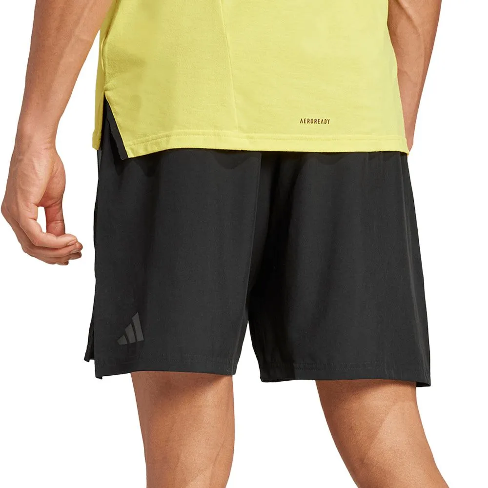 ADIDAS Designed-for-Training 3-Stripes Men Training Shorts Black - AD001AP901ELTH